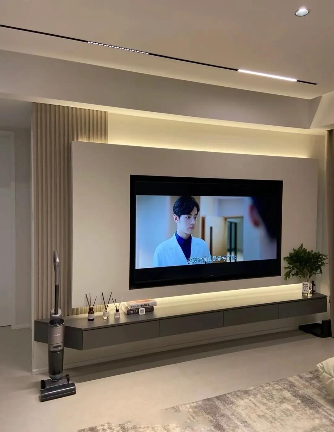 科技美學(xué)新定義下的簡(jiǎn)約電視背景圖設(shè)計(jì)風(fēng)采