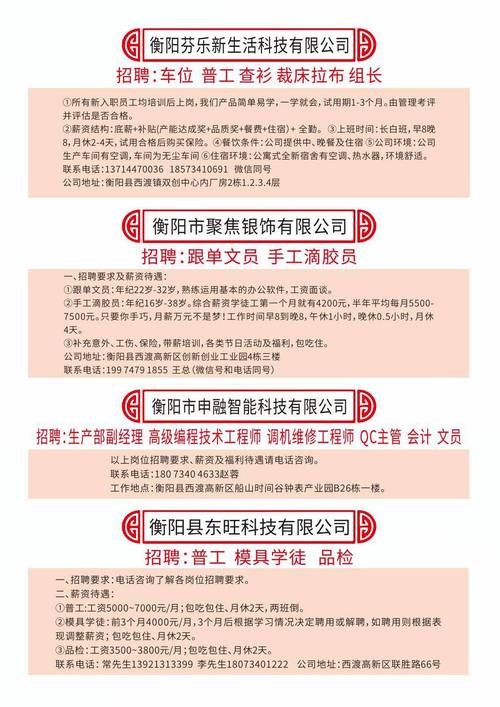 衡陽西渡最新招聘動態(tài)，溫暖招聘日常探尋人才之旅